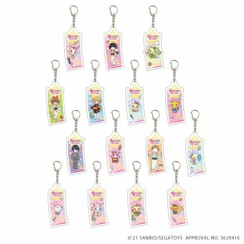 GraffArt Sanrio Jewelpet Magic Jewels Jewelpet Sunshine 02 Tanabata ver 15 Acrylic Mascot Strap Trading Figure Set