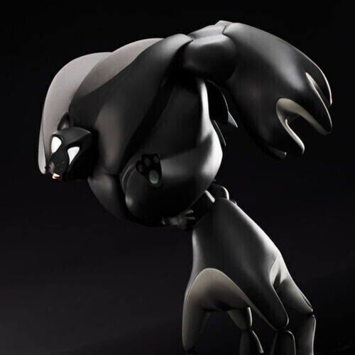 Coarsetoys Mark Landwehr x Sven Waschk Two Pieces Locks Blackout Edition ver 11" Vinyl Figure