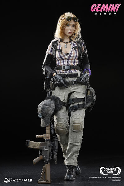 DamToys 1/6 12" Combat Girl Series Gemini Vicky Action Figure