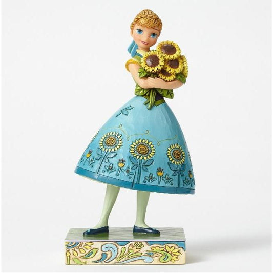 Enesco Jim Shore Disney Traditions Frozen Spring In Bloom Anna 7.5" Collection Figure