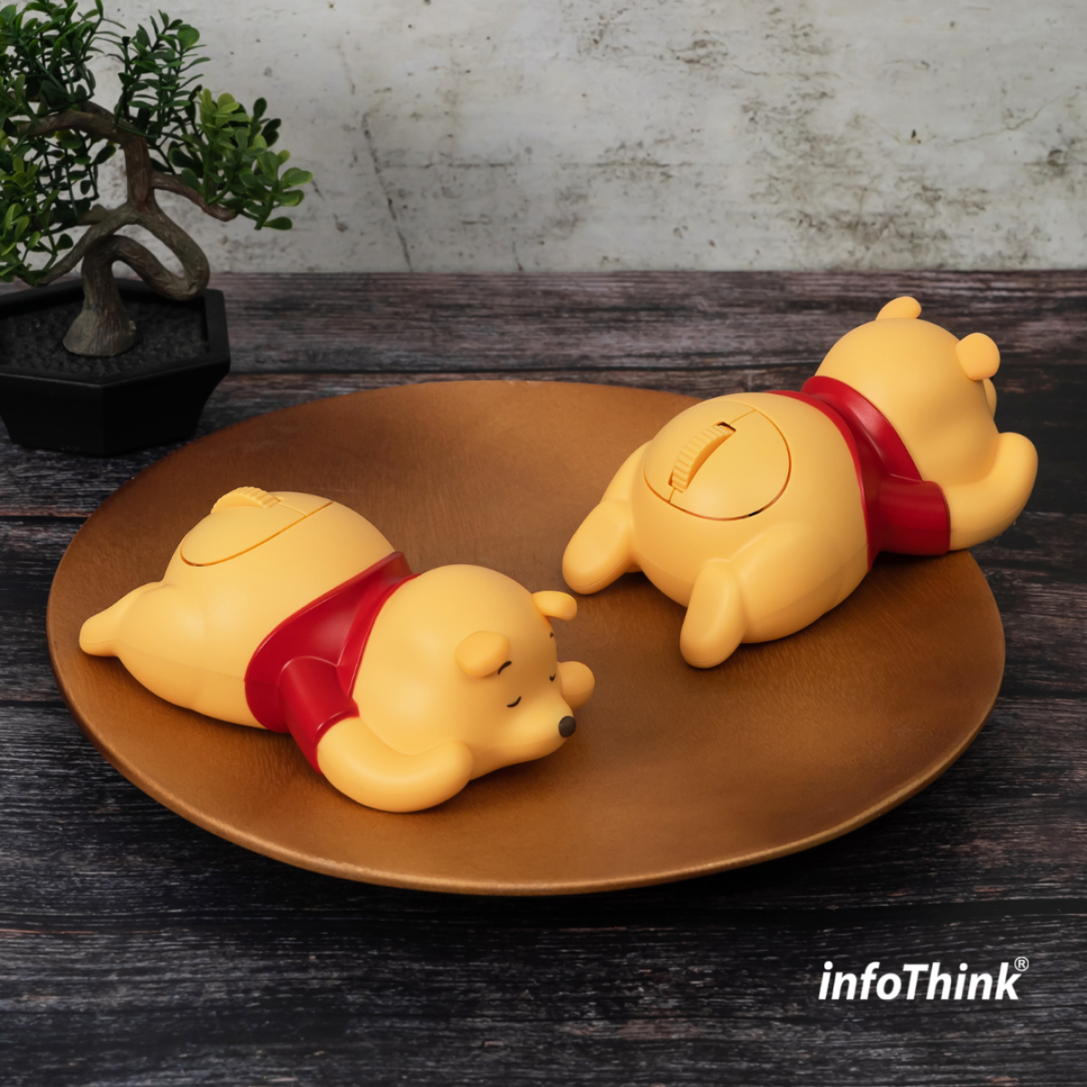 Infothink Disney Winnie The Pooh Hip Style ver Wireless Optical Mouse