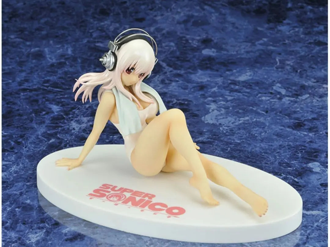 Beat 1/6 Nitro Super Sonico School Swimsuit White ver PVC Figure