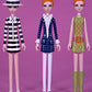 Medicom Toy 2004 Twiggy Collection No 001 002 003 Little Twiggy 3 4" Trading Figure Set