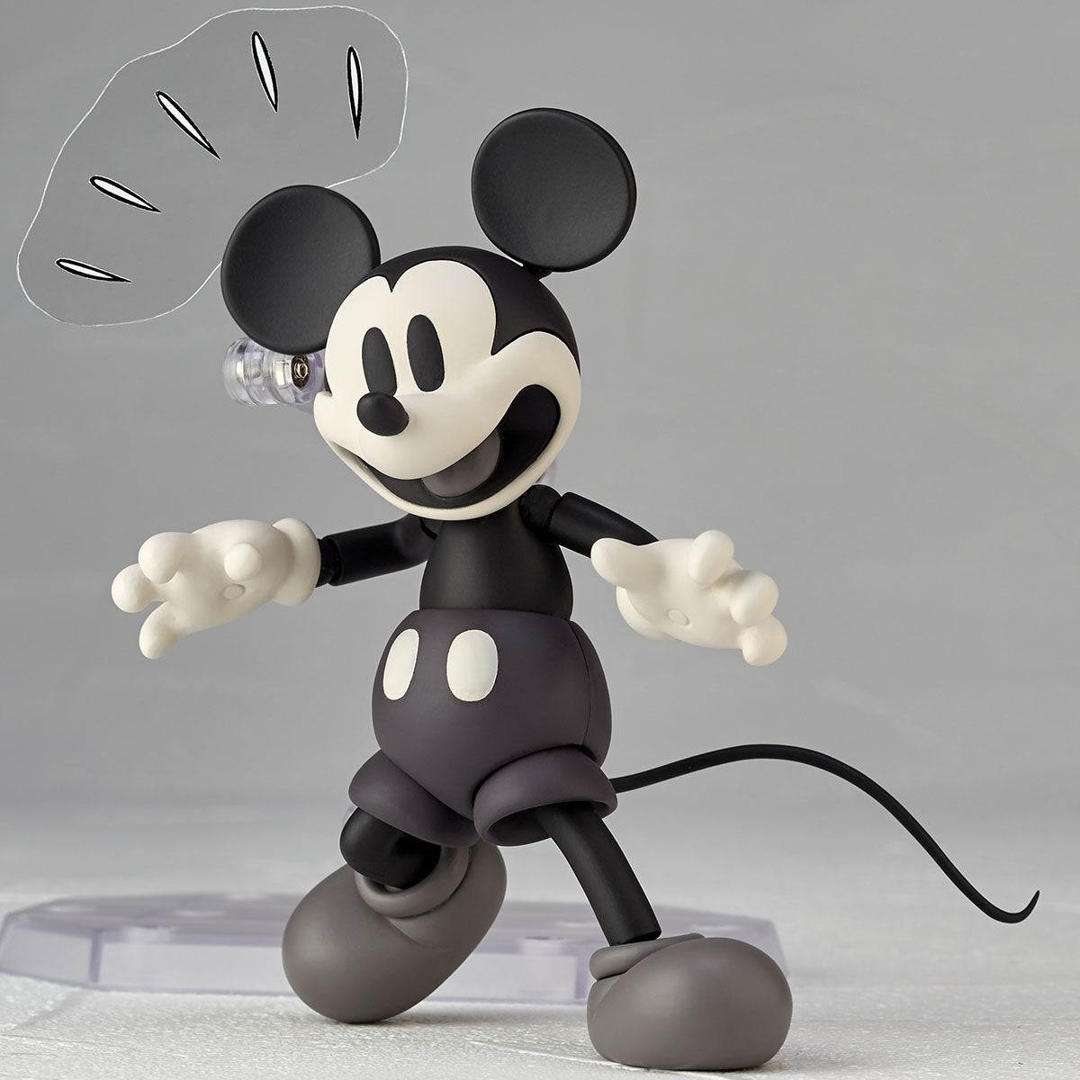 Kaiyodo Revoltech Movie Revo 013EX Disney Mickey Mouse 1936 Monochrome ver Action Figure