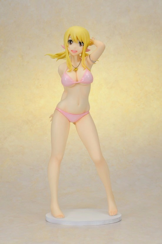 X-Plus 1/4 Gigantic Series Fairy Tail Lucy Heartfilia Swimsuit Pink ver PVC Figure