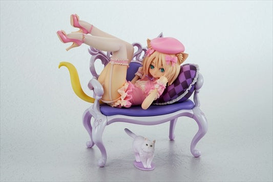 Embrace Japan 1/8 Planet of The Cats Funwari Neko to Isu Cat and Chair Pvc Figure