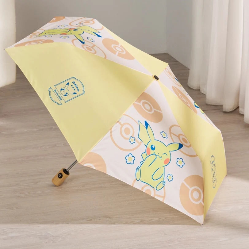 Pokemon Pocket Monsters Taiwan Family Mart Limited Spring Picnic Folding Umbrella