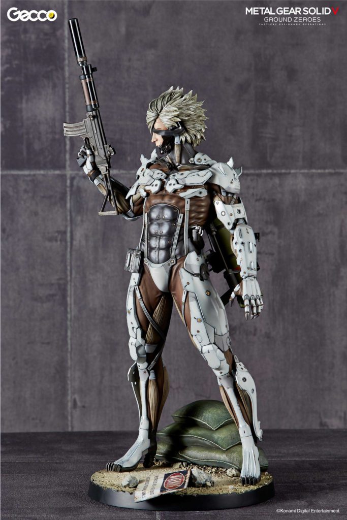 Gecco 2015 1/6 12" Metal Gear Solid V Ground Zeroes Raiden San Diego Comic Con Limited White Armor Ver Statue Trading Figure