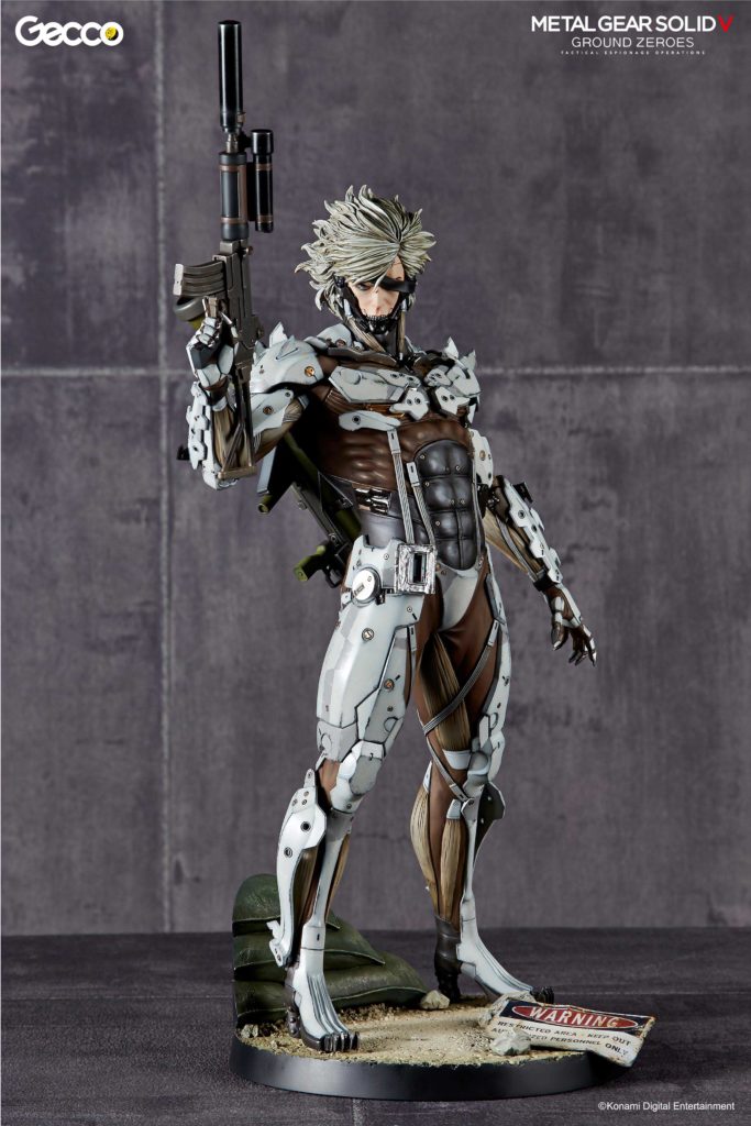 Gecco 2015 1/6 12" Metal Gear Solid V Ground Zeroes Raiden San Diego Comic Con Limited White Armor Ver Statue Trading Figure