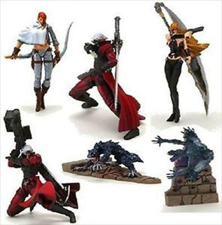 Kaiyodo Takara K-T Devil May Cry Part 2 6 Collection Action Figure Set