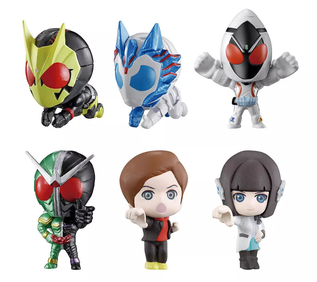 Bandai Hugcot Gashapon Kamen Masked Rider Part 01 5 Collection Figure Set