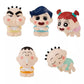 Bandai Hugcot Gashapon Crayon Shin Chan Part 6 5 Collection Figure Set