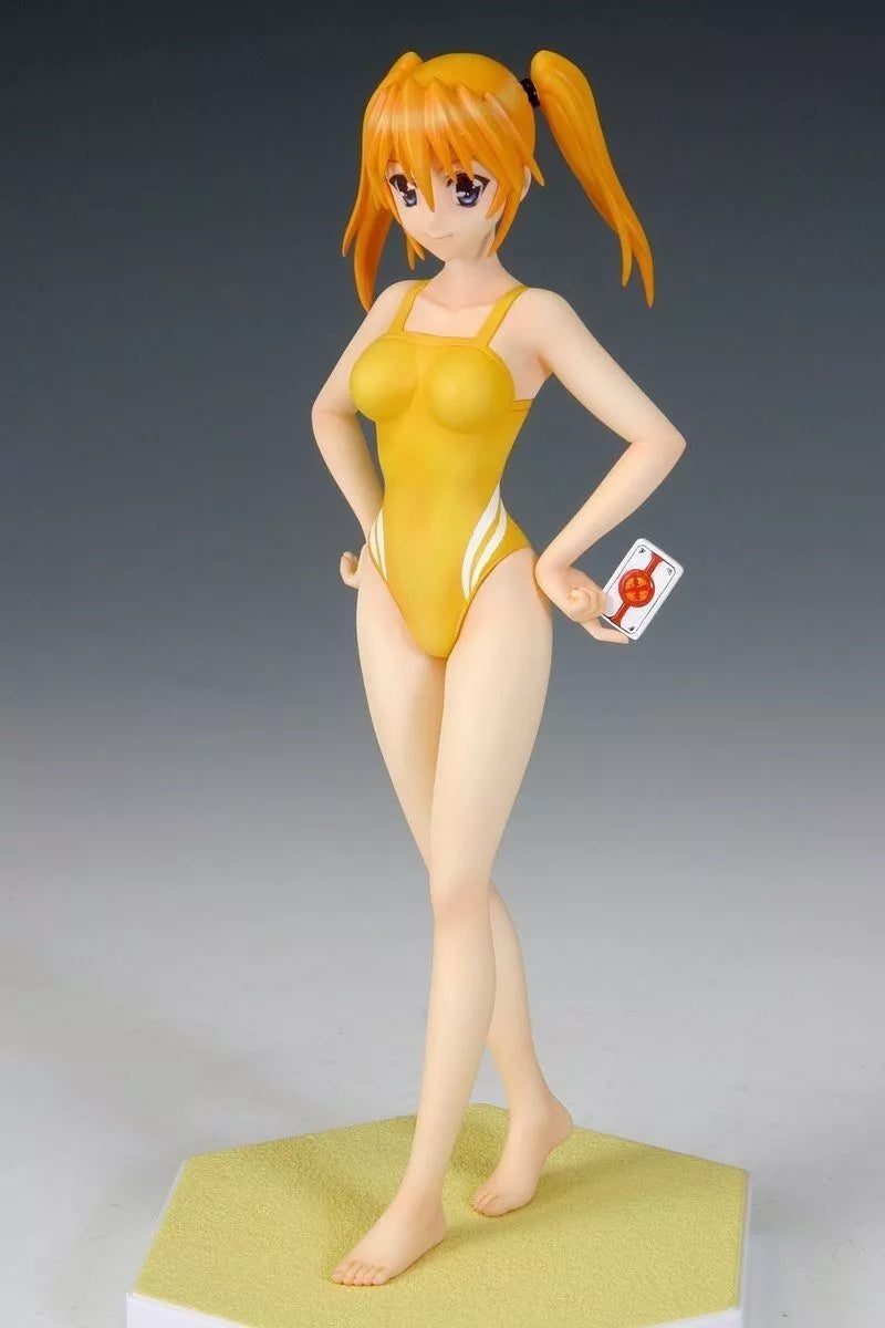 Wave 1/10 Beach Queens Magical Girl Lyrical Nanoha StrikerS Teana Lanster Swimsuit Bikini Pvc Figure