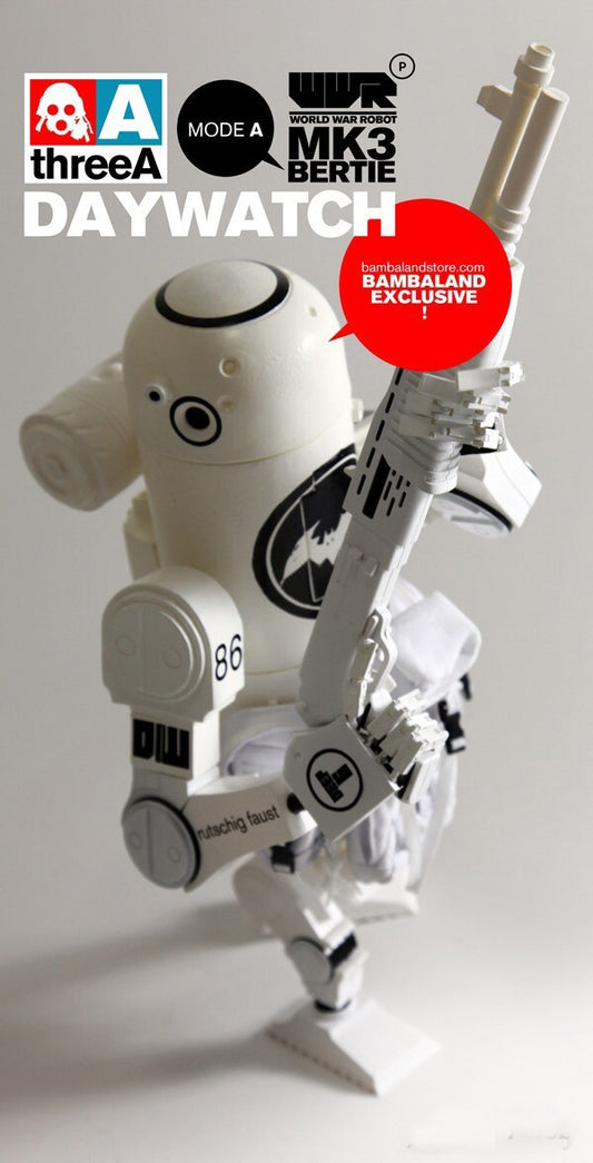 ThreeA 3A Toys 2012 Ashley Wood WWRp Bertie MK3 Daywatch Bambland Exclusive ver 7" Vinyl Figure