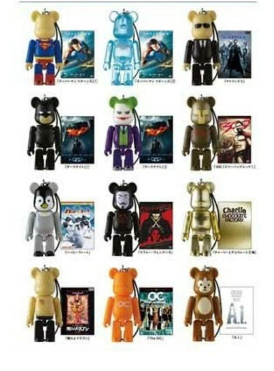 Medicom Toy Be@rbrick 70% Warner Bros Pepsi Nex 16 Strap Trading Figure Set