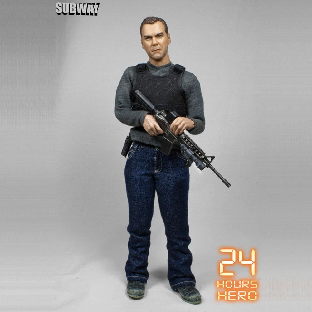 Subway 1/6 12" 24 Hours Hero Jack Bauer Action Figure