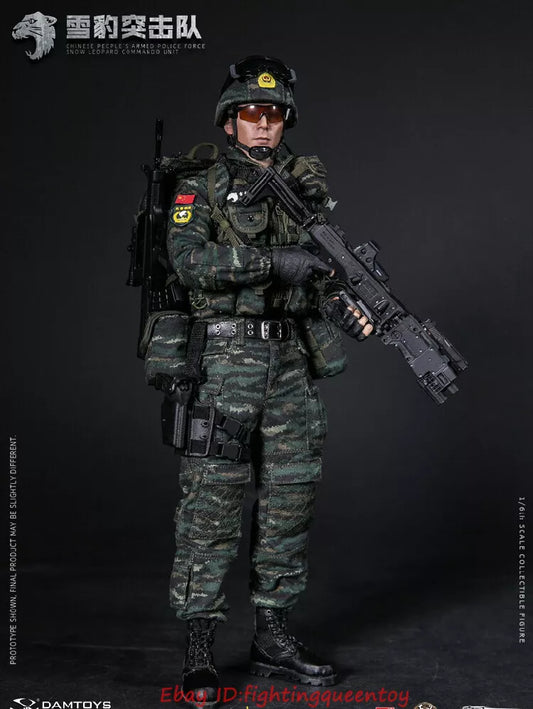 DamToys 1/6 12" Elite Series 78052 Chinese People's Armed Police Force Snow Leopard Commando Unit Action Figure