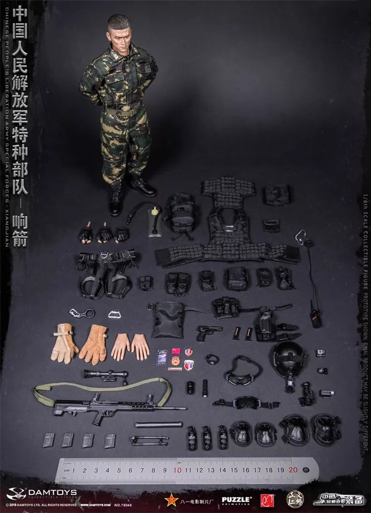 DamToys 1/6 12" Elite Series 78048 Chinese People's Liberation Special Forces Xiangjian Action Figure