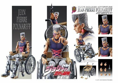 Medicos SAS Super Action Statue JoJo's Bizarre Adventure P5 Golden Wind Jean Pierre Polnareff Action Figure