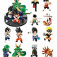 Bandai 40th Weekly Jump Dragon Ball x One Piece x Naruto 12 Trading Figure Set