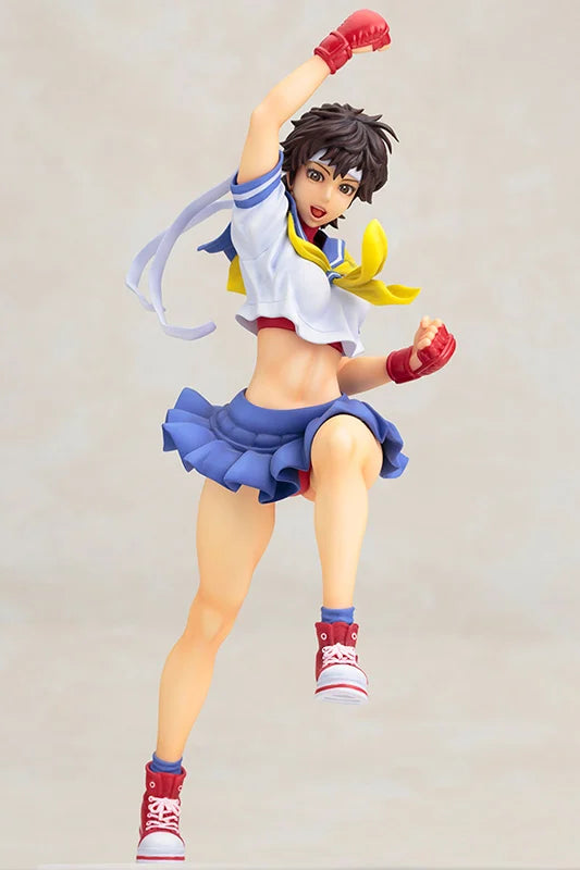 Kotobukiya 1/7 Street Fighter Bishoujo Statue Sakura Pvc Figure