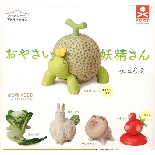 Stasto Stand Stones Gashapon Animal Attraction Osai Fairies Vol 2 5 Collection Figure Set