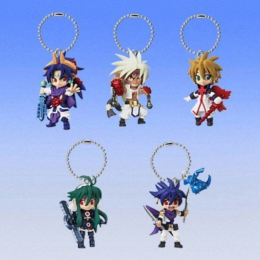 Bandai Shinrabansho Chocolate Gashapon 5 Mascot Strap Collection Figure Set