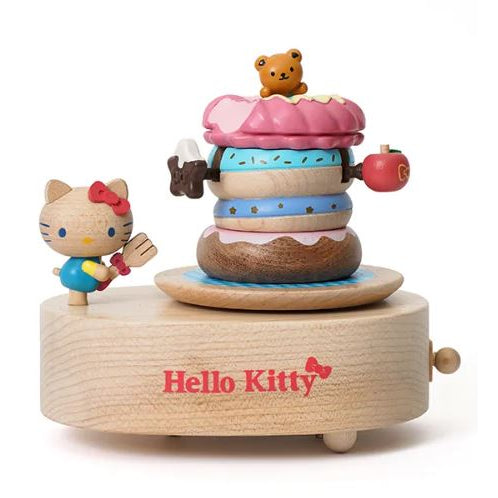 Wooderful Life x Sanrio Hello Kitty Santa Lucia 6" Wooden Music Box Trading Figure