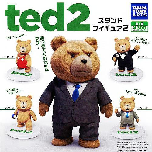 Ted2 Robe Takara Tomy Gashapon TED2 Stand Figure Part 2 4 Mini Collection Figure ...