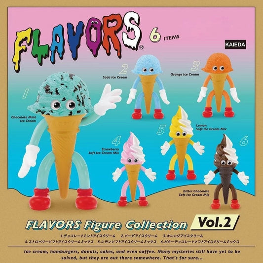 Flavors Gashapon Vol 2 6 Collection Figure Set