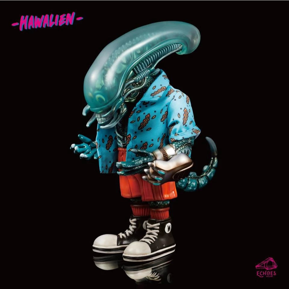 Echoes Gallery 1989 Galaxy Tripper Alien Hawalien & Nekolien 9" Vinyl Action Figure