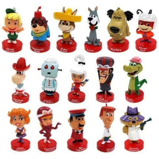Big Head Company Hanna Barbera Character Collection 16 Trading Figure Set