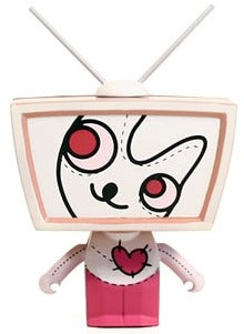 Kaching Brands TV Heads Artist Series Tea Hair ver 3" Vinyl Figure