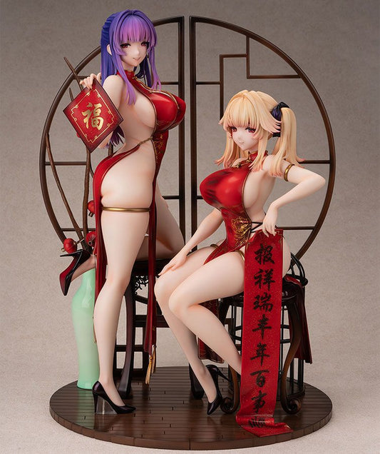 Native 1/4 BINDing Moehime Union Yuri & Stella Pvc Figure