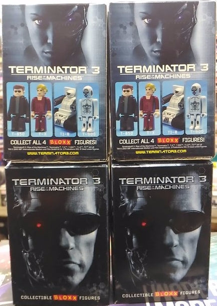Dreamazz Terminator 3 Rise Of The Machines Bloxx 4 Trading Figure Set