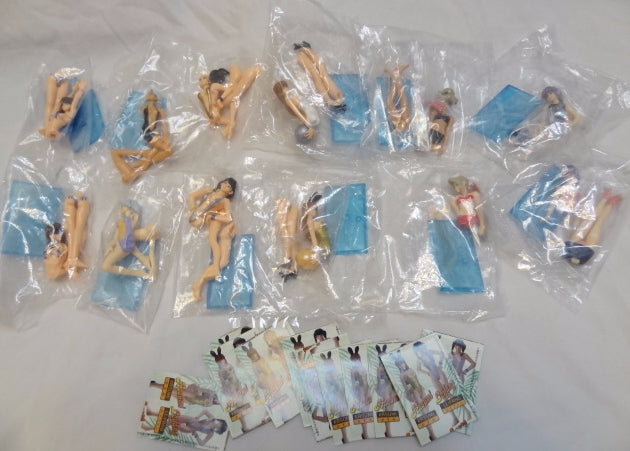 Bandai HG Dead Or Alive DOA Gashapon Xtreme Beach Volleyball Swimsuit Beach Bikini 10+1 Secret 11 Trading Figure Set