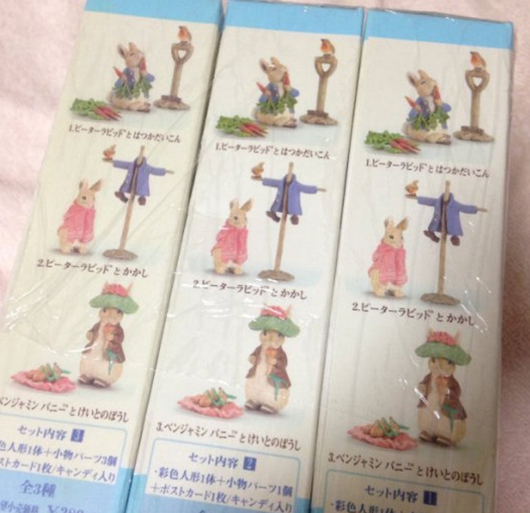 Bandai The World Of Peter Rabbit Collection Blue Box Ver 3 Figure Set Used