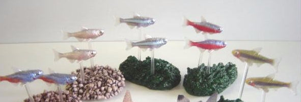 Bandai DG Digital Grade Tropical Fish Gashapon 5 Trading Figure Set