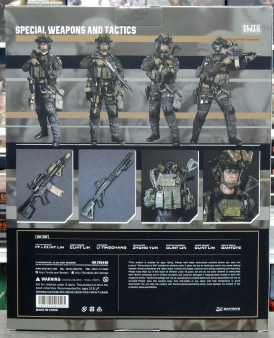 DamToys 1/6 12" Elite Series 78044B Midnight Ops SWAT Special Weapons And Tactics Team Action Figure