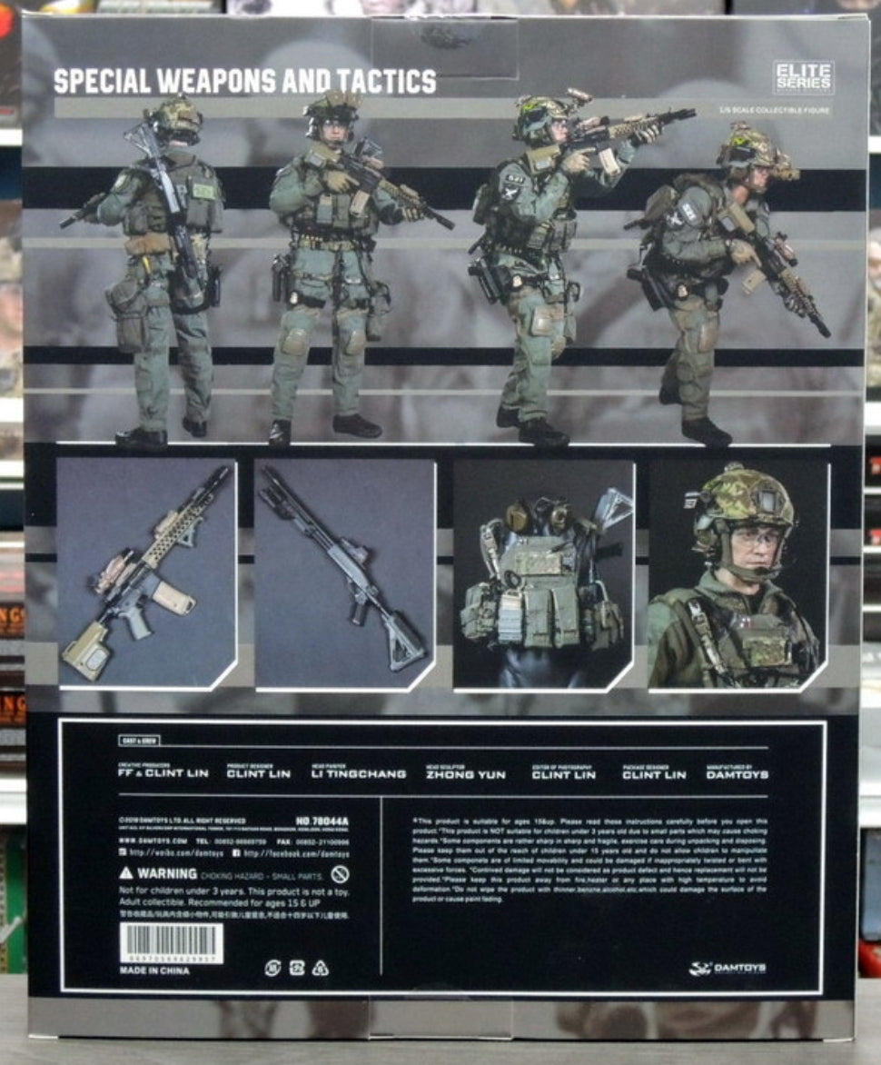 DamToys 1/6 12" Elite Series 78044A Midnight Ops SWAT Special Weapons And Tactics Team Action Figure