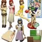 CM's Please Teacher Onegai Twins 6 Swimsuit Bikini Trading Figure Set