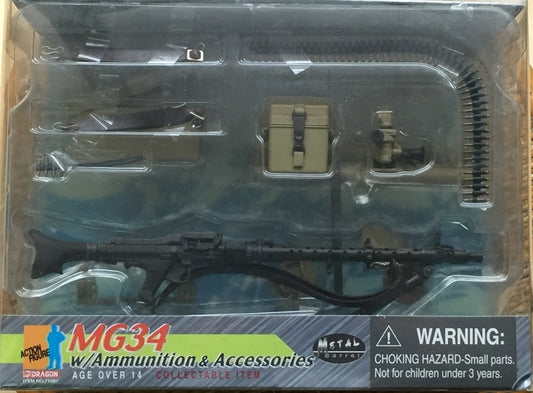 Dragon 1/6 12" MG34 2/ Ammunition & Accessories Machine Gun Action Figure