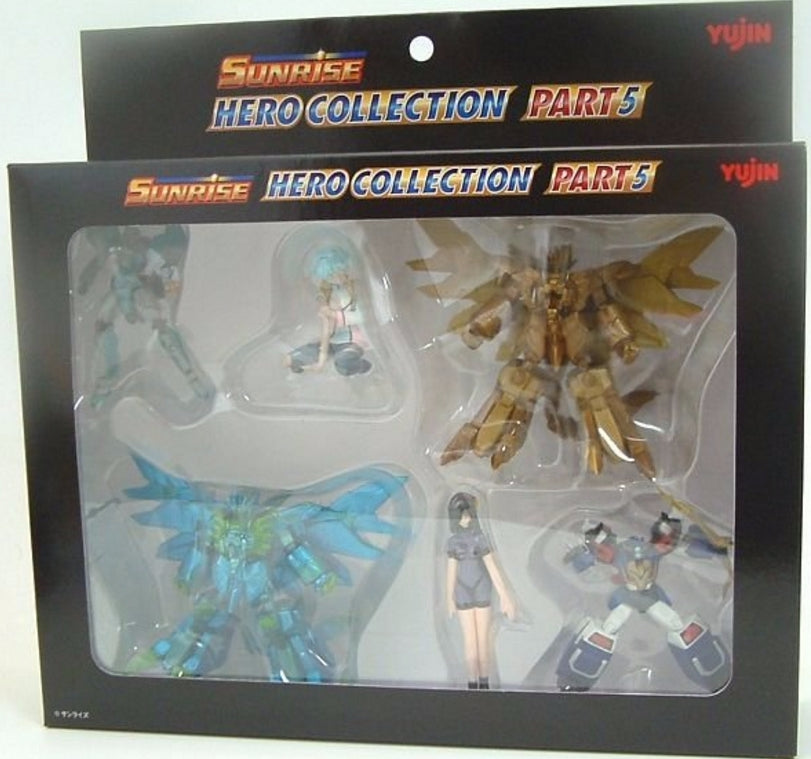 Yujin Sunrise Hero Collection Part 5 Gaogaigar Trading Figure Set