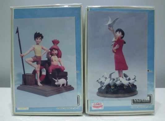 Club M Miyazaki Hayao Future Boy Conan 2 Cold Cast Model Kit Figure Set