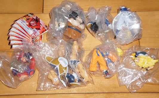 Bandai Dragon Ball Z DBZ Gashapon HG Part 9 7 Mini Trading Figure Set