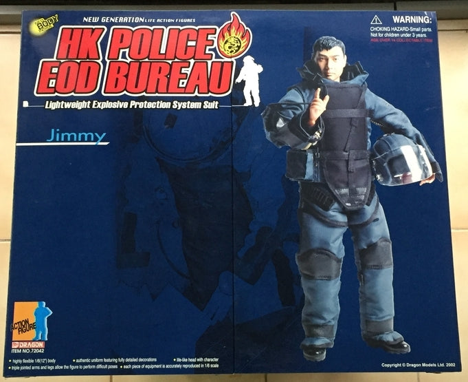 Dragon 1/6 12" New Generation HK Police Eod Bureau Jimmy Action Figure