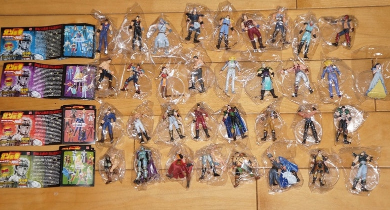 Kaiyodo Fist of The North Star Gashapon Part 1 2 3 4 Figure Set