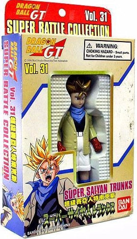 Bandai 1997 Dragon Ball GT Super Battle Collection Vol 31 Super Saiyan Trunks Action Figure