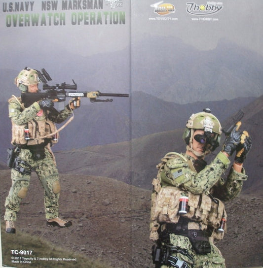 Toy City 1/6 12" TC-9017 U.S. Navy NSW Marksman Overwatch Operation Action Figure