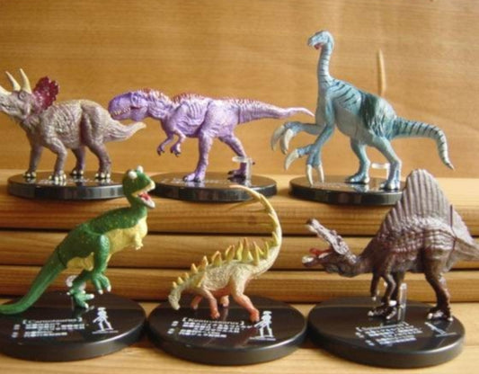 Yujin Dino Dinosaur Museum Gashapon Part 2 6 Trading Figure Set